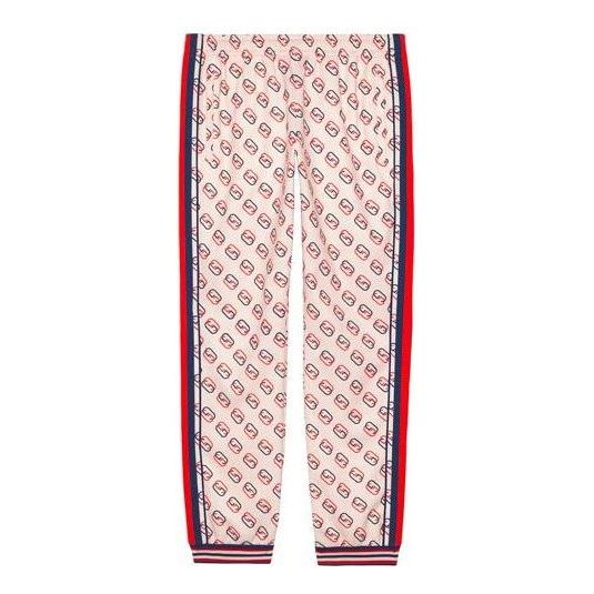 Спортни панталони Gucci Interlocking GG Pattern Joggers Бежово | 575738-XJBA7-9744, 0