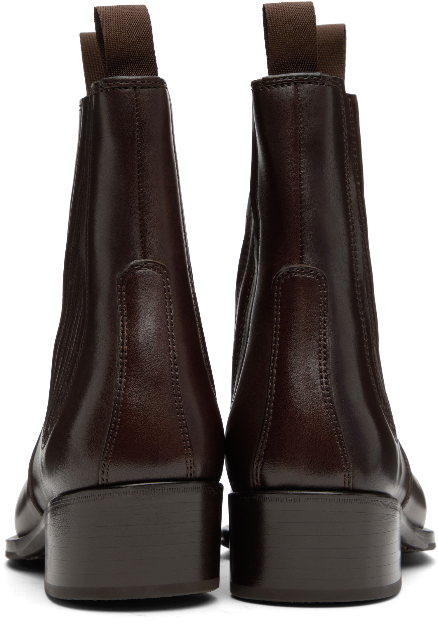 Облекло LEMAIRE Lemaire Leather Chelsea Boots Кафяво | FO0149 LL0106, 1