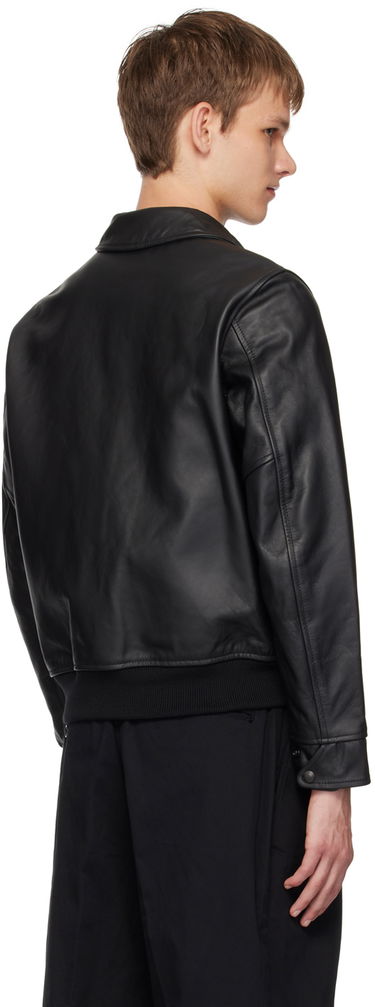 Яке бомбър BEAMS BEAMS PLUS Military Leather Bomber Jacket Черно | 3818-0018-202, 2