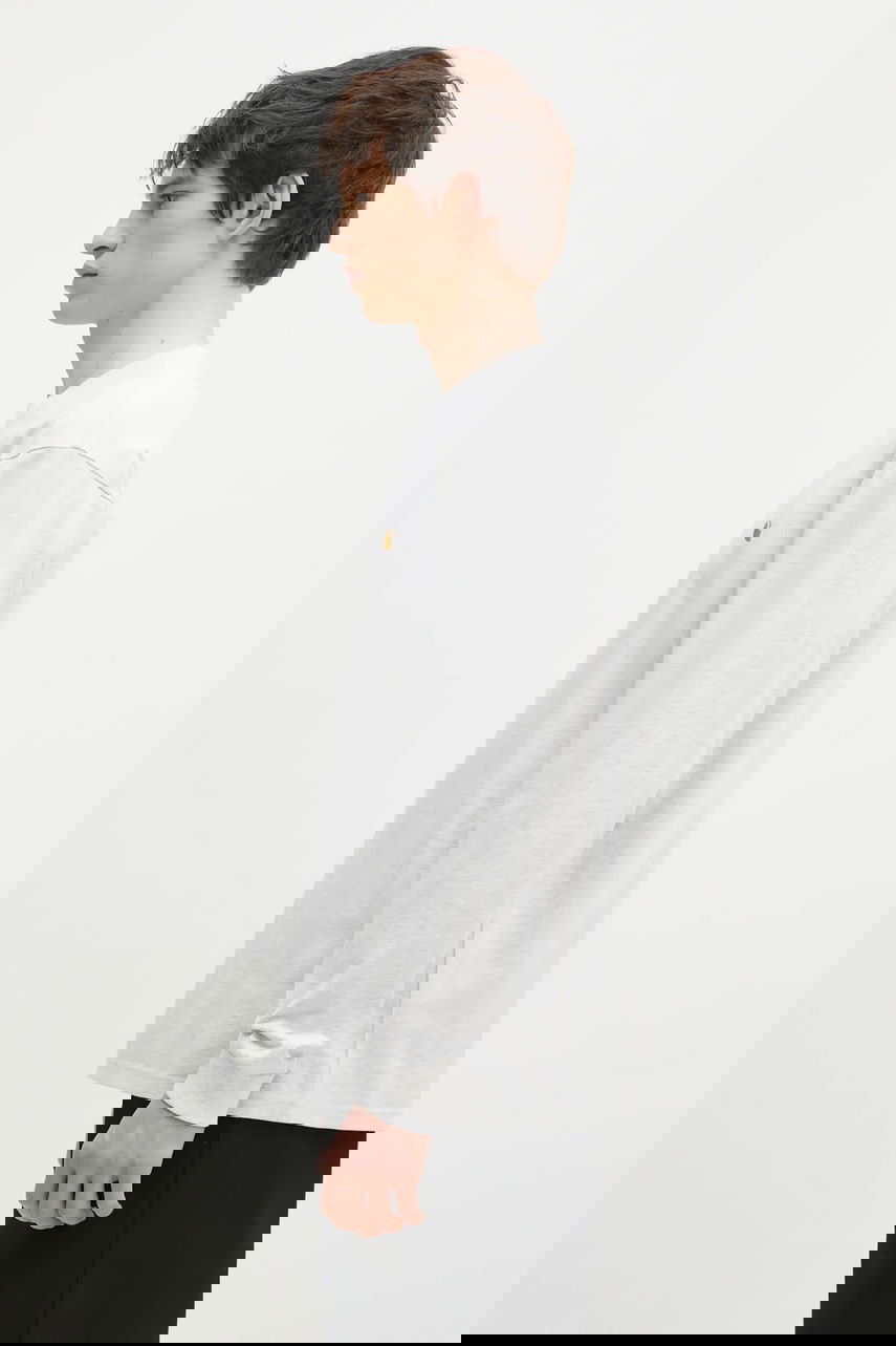 Тениска Carhartt WIP Cotton Long Sleeve T-Shirt Сиво | I026392.00JXX, 1