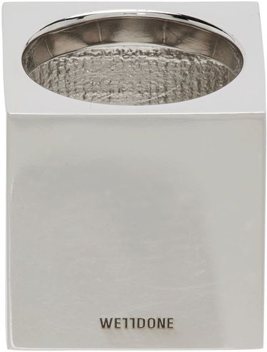 Пръстен We11done Square Logo Dice Ring Металик | WD-AJ1-22-703-U-BW, 3