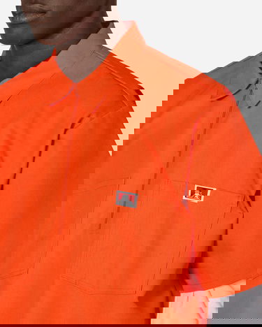Шапка Ben Davis Men's Orange Half-Zip Short Sleeve Shirt Оранжево
 | BEN126 001, 5