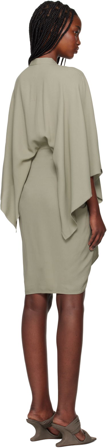 Pокля Rick Owens Rick Owens Hollywood Half Moon Minidress Зелено | RP01E7534 Y, 2