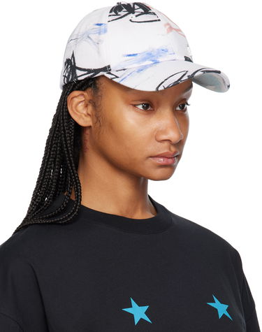 Шапка с козирка Études Études Julian Farade Booster Baseball Cap Бяло | E24MC907A039P4, 1