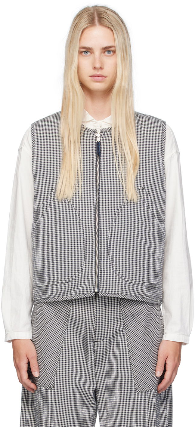 Жилетка YMC YMC Jackie Reversible Gilet Vest Синьо | Q5WMB, 0