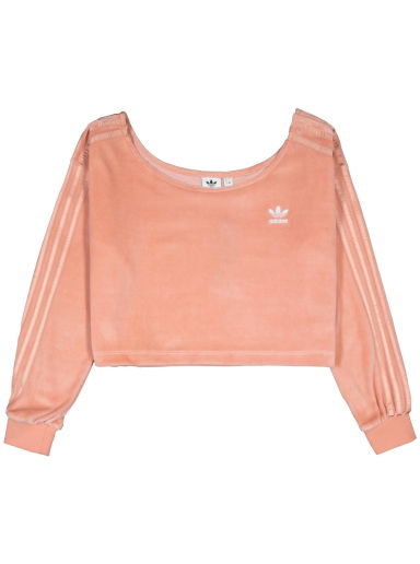 Суитчър adidas Originals Cropped Hoodie Розово | hg5709