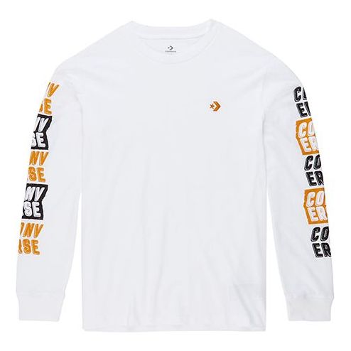 Тениска Converse Applique Logo Long-Sleeve T-Shirt Бяло | 10019933-A01, 0