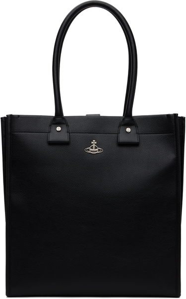 Голяма пазарска чанта Vivienne Westwood Vivienne Westwood Teddy Tote Bag Черно | 4D010001U-S000D-, 0