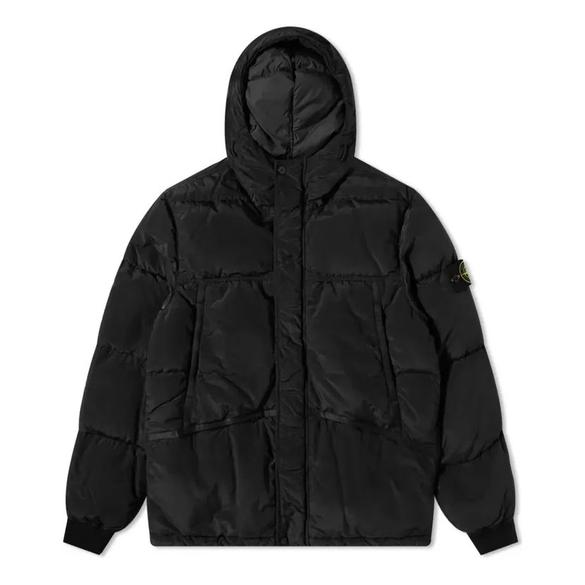 Пухо яке Stone Island Down-TC Hooded Jacket Черно | 751544508-V0065