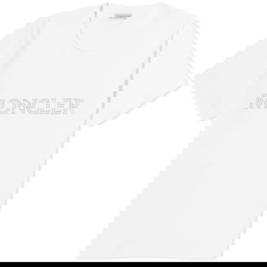 Тениска Moncler Crystal Logo T-Shirt Бяло | 8C000-829HP-14-033, 0