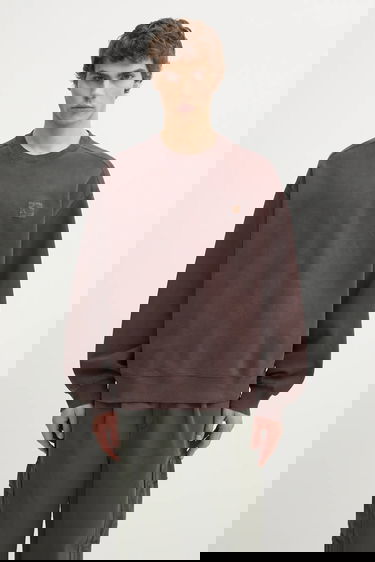 Суитчър Carhartt WIP Vista Sweat Plain Cotton Sweatshirt Кафяво | I029522.33HGD, 0