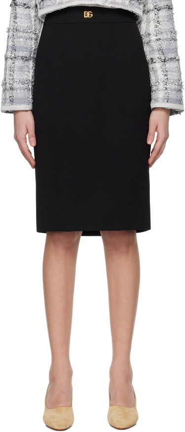 Пола Dolce & Gabbana Dolce&Gabbana Wool Pencil Midi Skirt Черно | F4C2CT GDCSX, 0