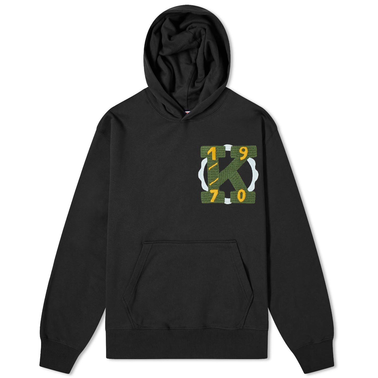 Суитчър KENZO Drawn Varsity Popover Hoodie Черно | FE55SW1754MF-99J, 0