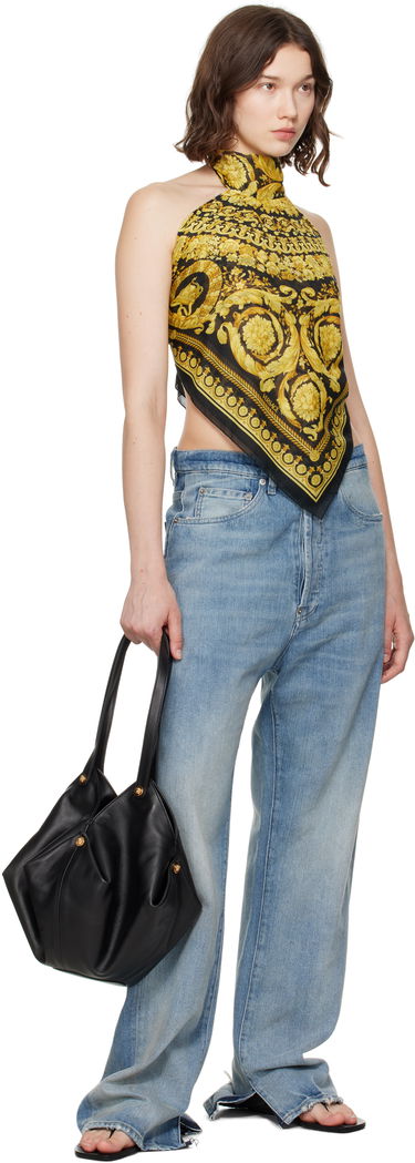 Потник Versace Versace Barocco Foulard Halter Top Черно | 1016588_1A11158, 3