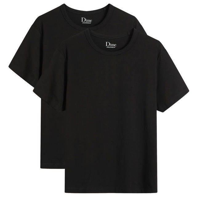 Dime Classic 2 Pack T-Shirts, Size Large