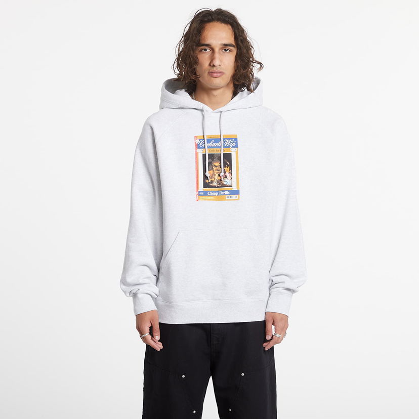 Суитчър Carhartt WIP Hooded Cheap Thrills Hoodie Сиво | I032864.482XX