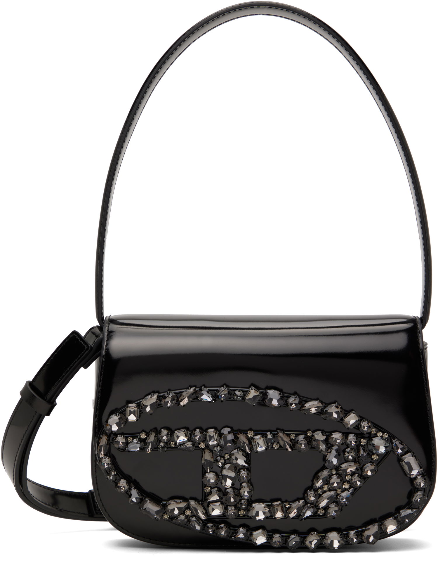 Дамска чанта Diesel Diesel 1DR Crystal-Embellished Shoulder Bag Черно | X08396 P8036, 0