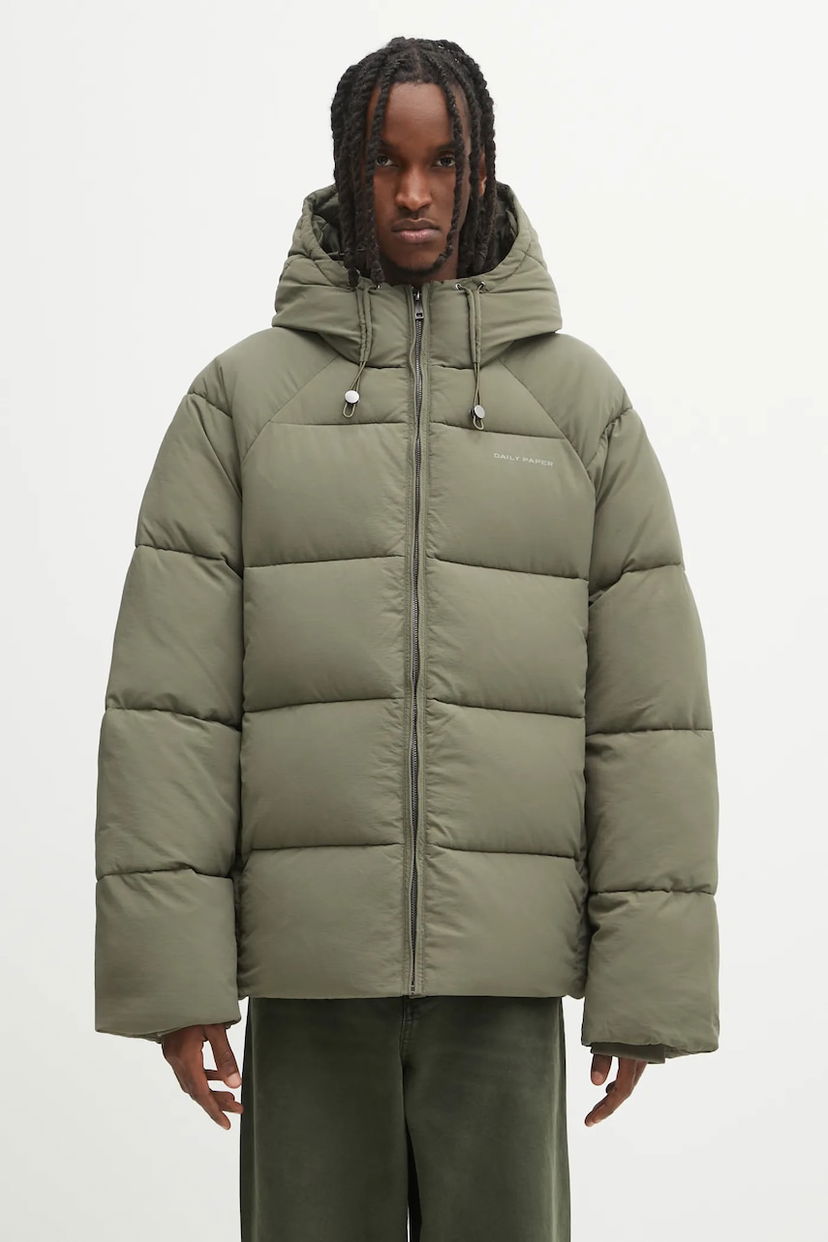 Пухо яке DAILY PAPER Relaxed Puffer Jacket Зелено | 2522018