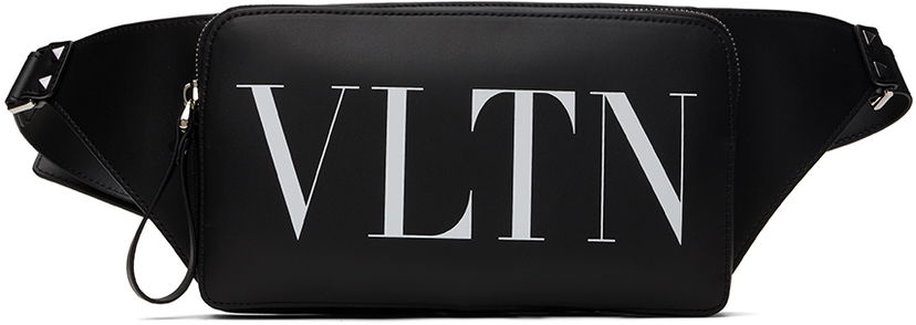 Чанта за кръста Valentino Garavani Leather VLTN Belt Bag Черно | 4Y2B0719WJW