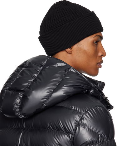 Шапка Moncler Moncler Logo Cotton Beanie Бяло | K20913B00032M1367, 4