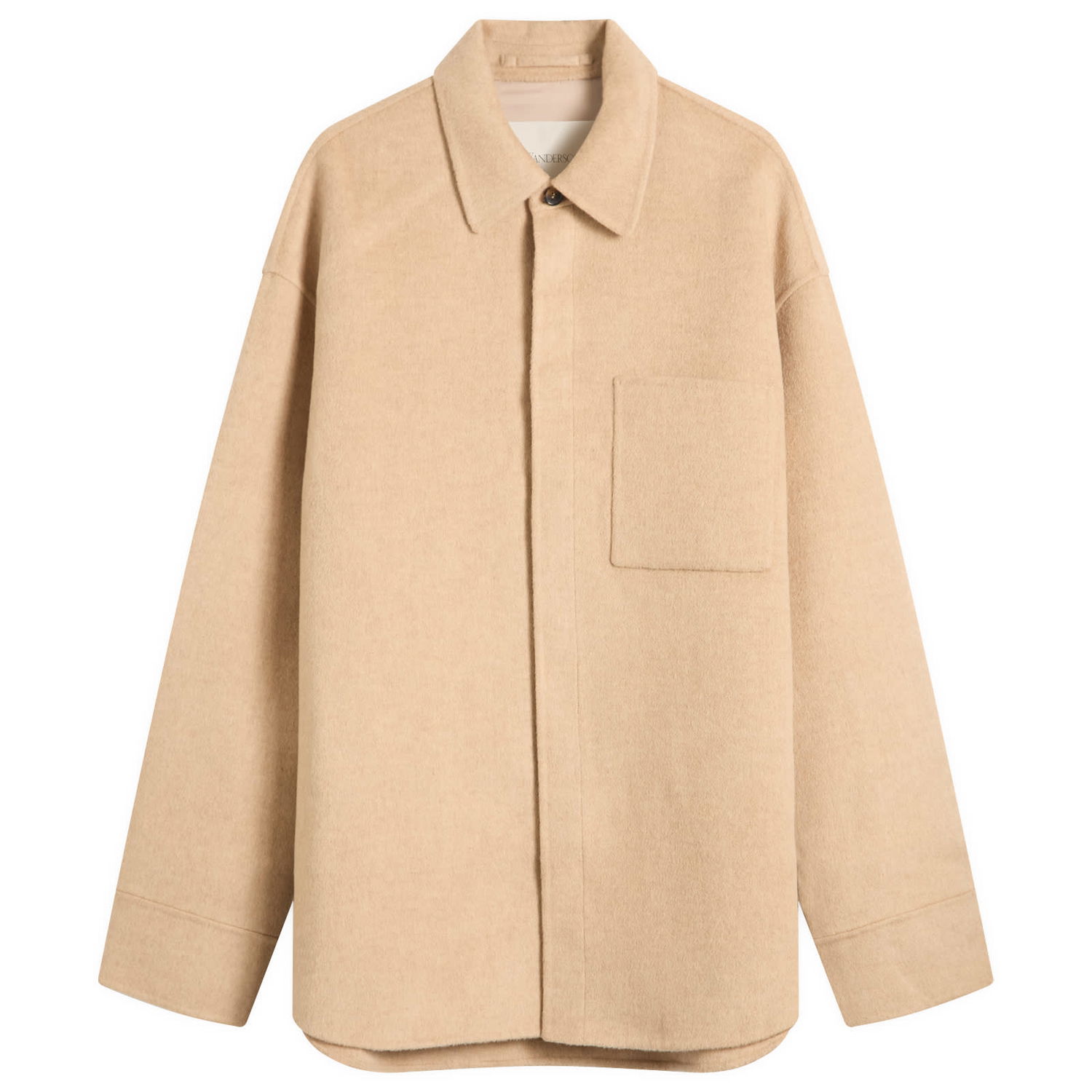 Яке JW Anderson JW Anderson Oversized Shirt Jacket, Size Small Бежово | JK0396-PG1559-118, 0