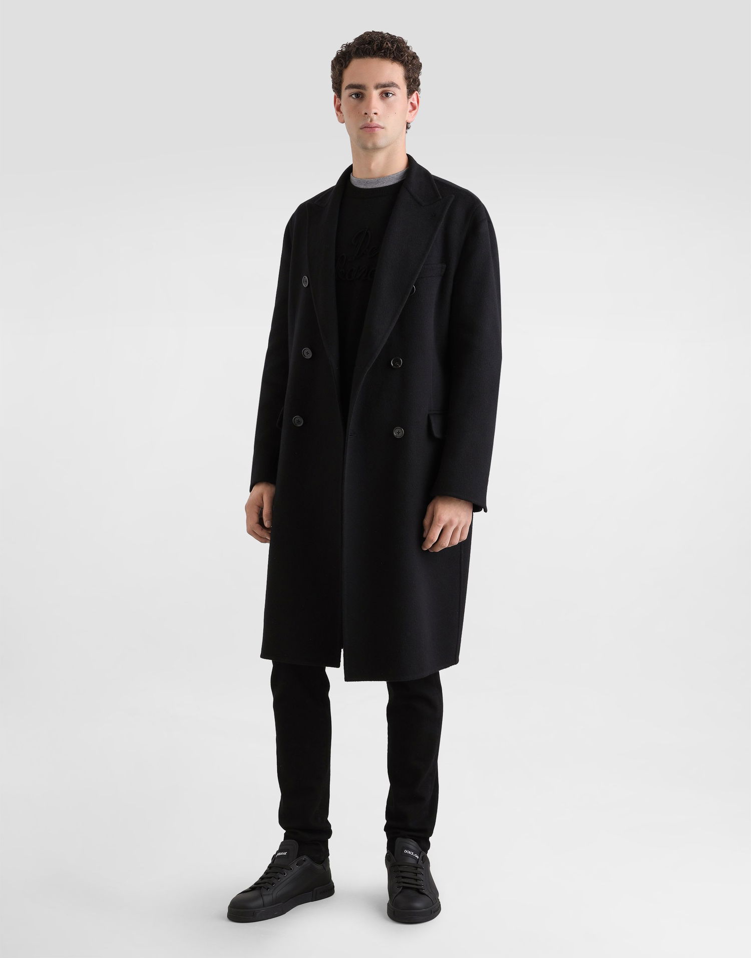 Палта Dolce & Gabbana Dolce & Gabbana Double-breasted Cashmere Coat Черно | G050JTGJ748N0000, 1