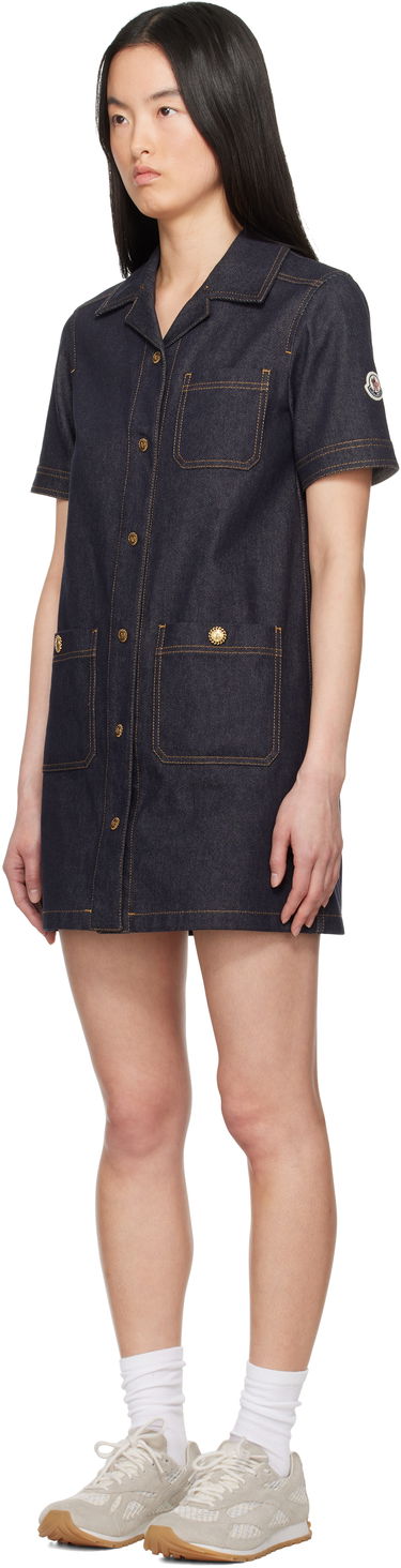 Pокля Moncler Moncler Denim Shirt Dress Синьо | K10932G00007597BH, 3