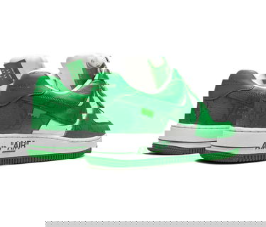 Кецове и обувки Nike Louis Vuitton x Air Force 1 Low By Virgil Abloh "Green" Зелено | DD0216, 3