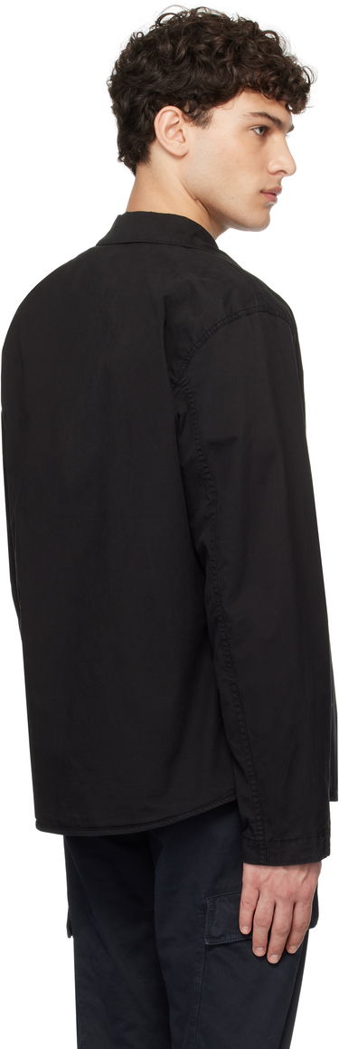 Риза Stone Island Stone Island Supima Cotton Twill Stretch-TC Overshirt Черно | K1S15 1200033 S0010, 2