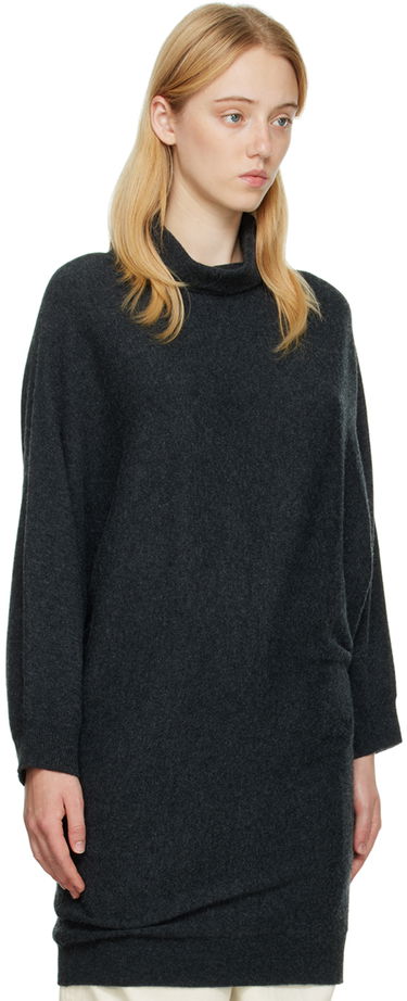 Пуловер TOTEME Draped Turtleneck Sweater Сиво | 224-5111-753, 1