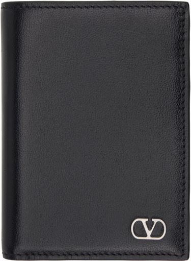 Портфейл Valentino Valentino Garavani VLogo Signature Card Holder Черно | 6Y2P0V06WVF, 0