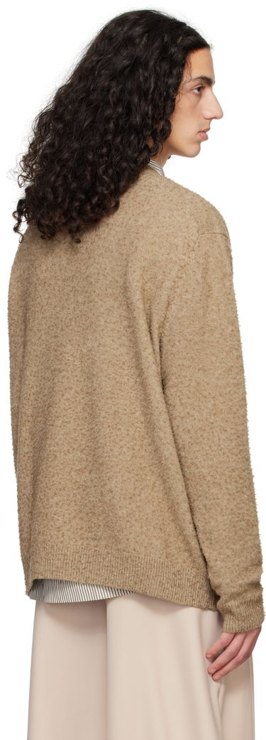 Пуловер Maison Margiela Maison Margiela Pilling V-Neck Sweater Кафяво | S50HN0011 M13108, 2