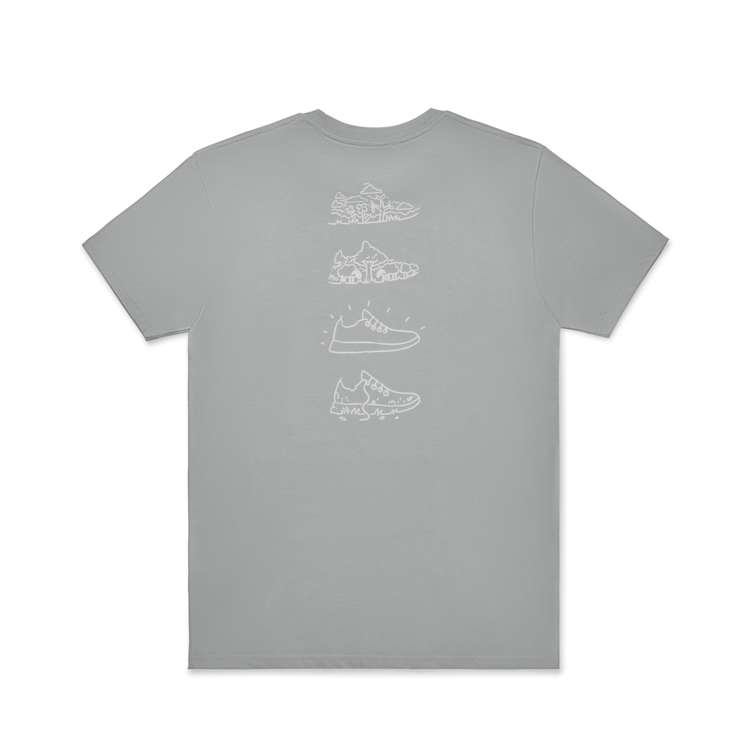 Тениска Allbirds Organic Cotton Graphic T-Shirt Сиво | A11525M, 1