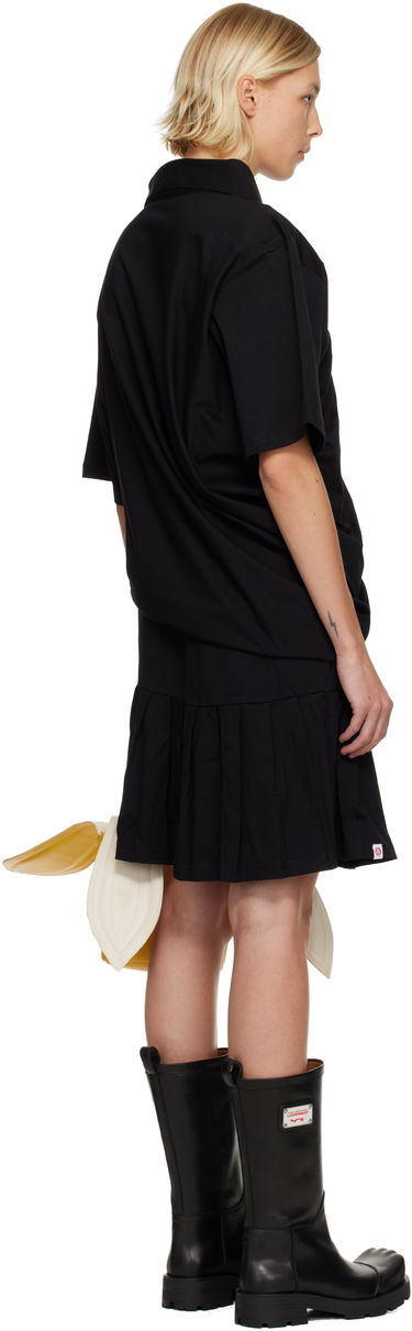 Pокля Charles Jeffrey Loverboy Charles Jeffrey LOVERBOY Topsy Turvy Jersey Minidress Черно | 52060501, 2