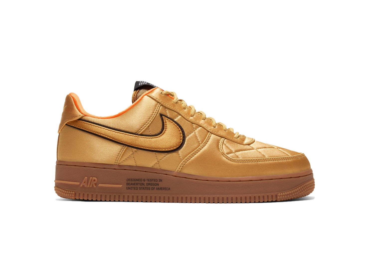 Кецове и обувки Nike Air Force 1 Low Quilted Satin Pack Wheat Оранжево
 | CU6724-777, 0