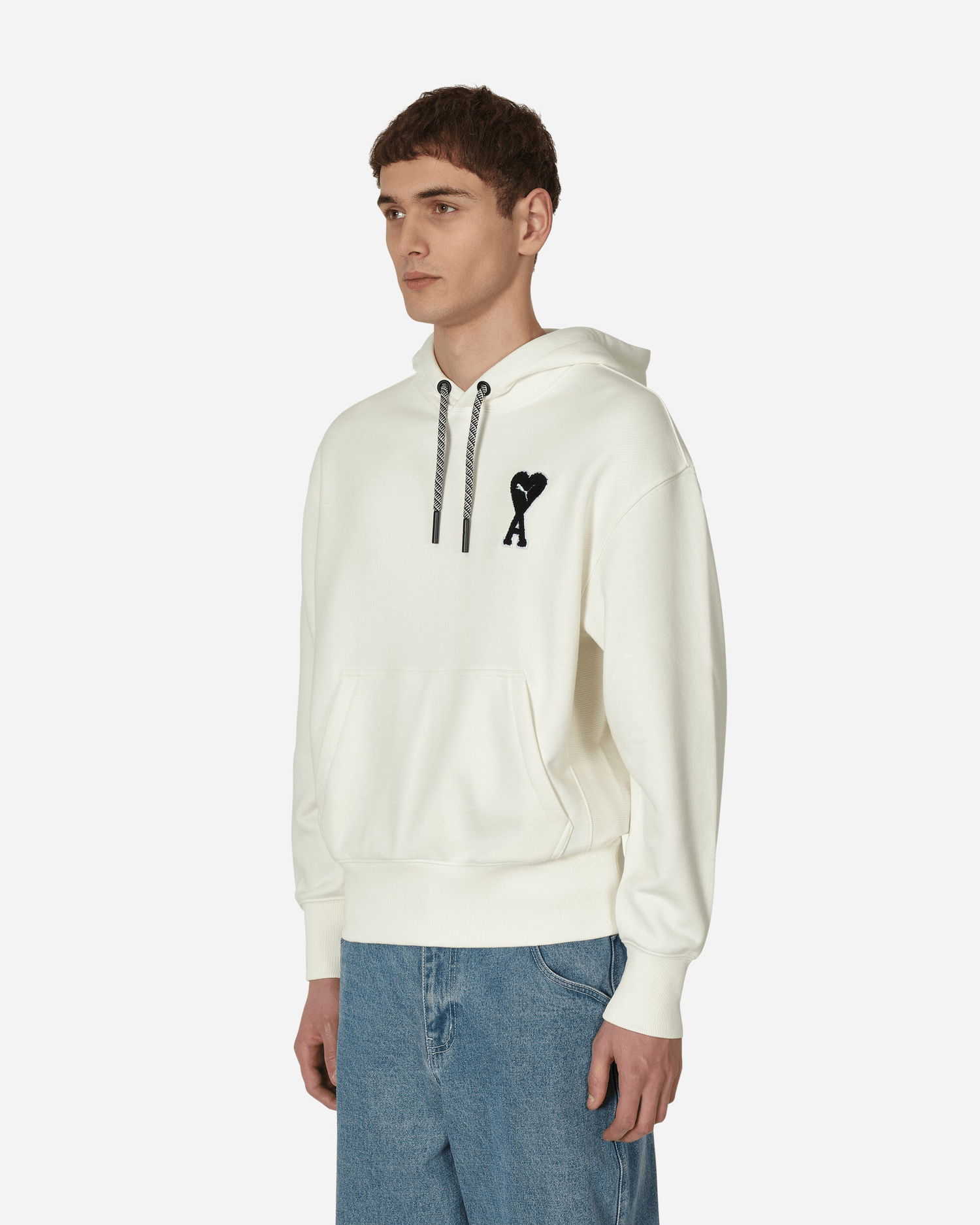 Суитчър Puma AMI x Logo Hooded Sweatshirt Бежово | 536231-75, 1