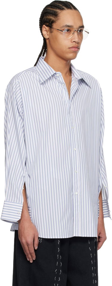 Риза Maison Margiela Maison Margiela Stripe Cotton Shirt Бяло | S50DT0049 M35311, 1