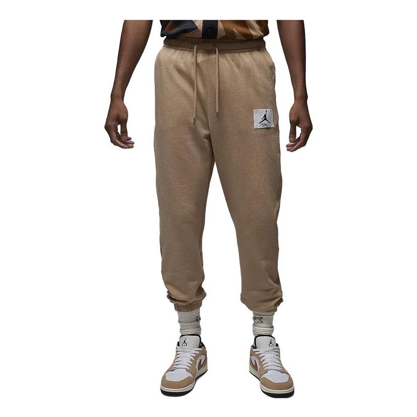 Спортни панталони Jordan Jordan Flight Fleece Sweatpants Бежово | DQ7468-201