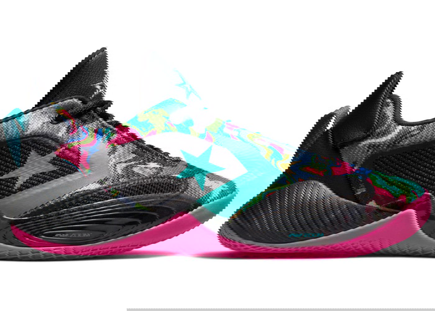 Кецове и обувки Converse All Star BB Shift Ox Black Pink Teal Черно | A00406C, 0