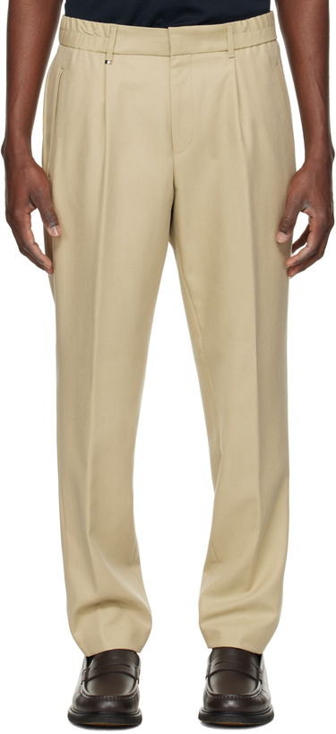 Панталони BOSS BOSS Pleated Trousers Бежово | 50534995, 0
