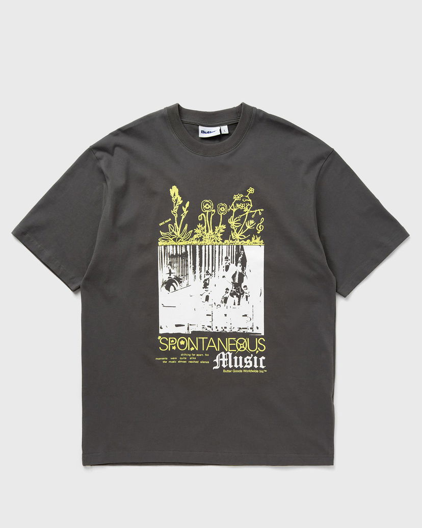 Тениска Butter Goods Spontaneous Music Tee Сиво | P10620