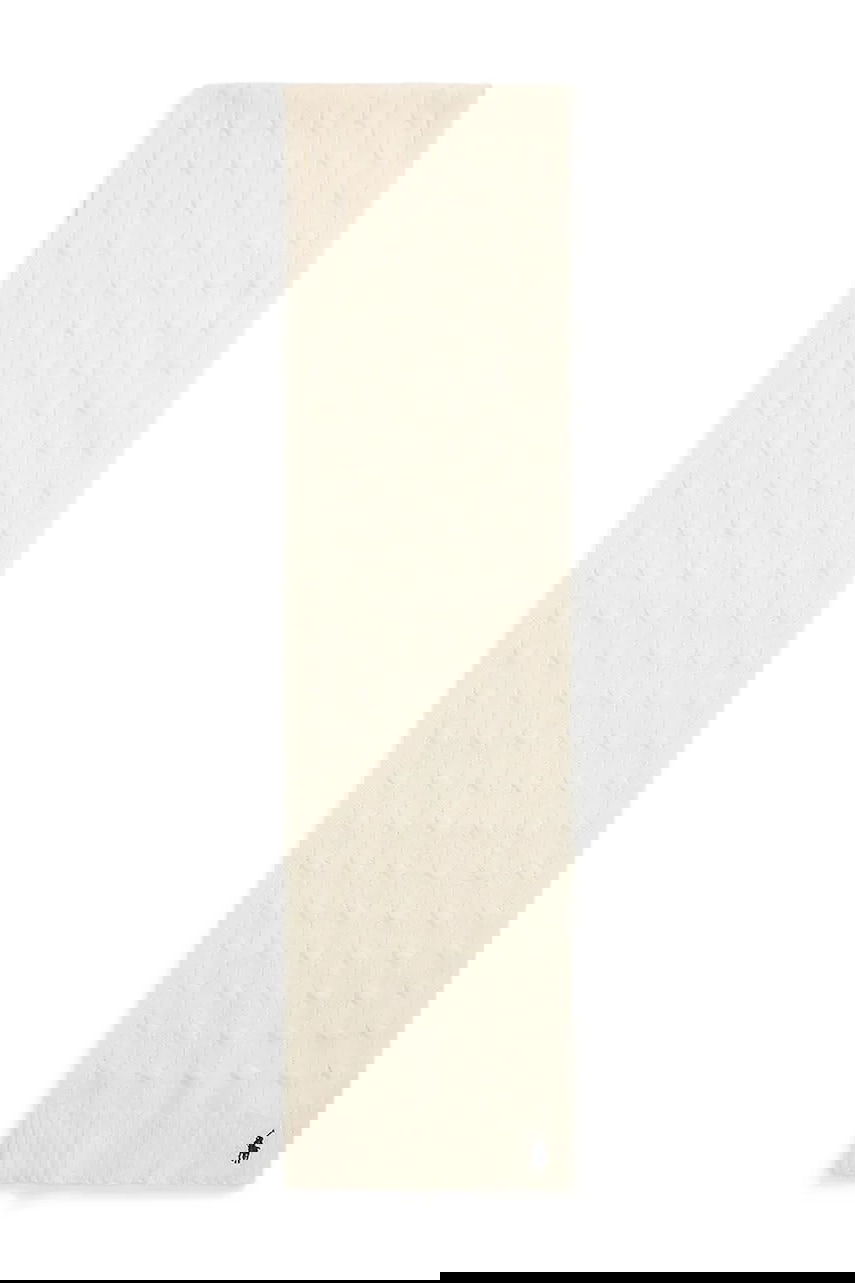 Шал Polo by Ralph Lauren Cable-Knit Wool Scarf Бежово | 455956296002, 0