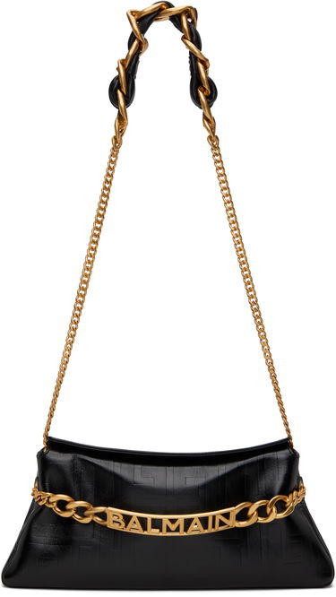 Дамска чанта Balmain Balmain 1945 Soft Clutch Черно | EN1LQ955LETF, 0