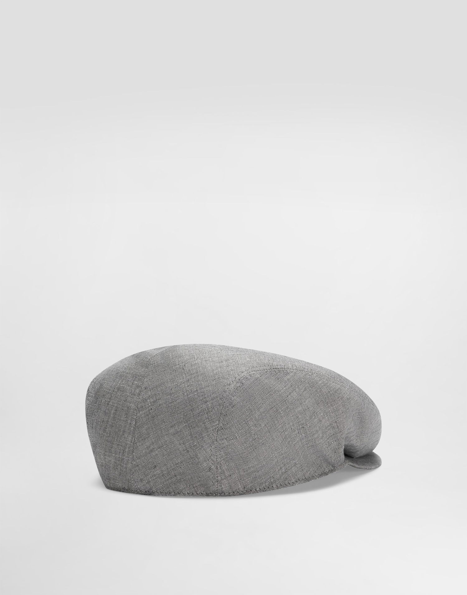 Шапка с козирка Dolce & Gabbana Dolce & Gabbana Washed Linen Canvas Flat Cap Сиво | GH587AFU4MFS8290, 1