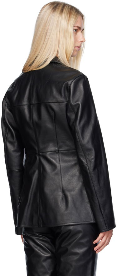 Яке TOTEME TOTEME Hourglass Leather Jacket Черно | 243-WRO0126-LE0065, 2