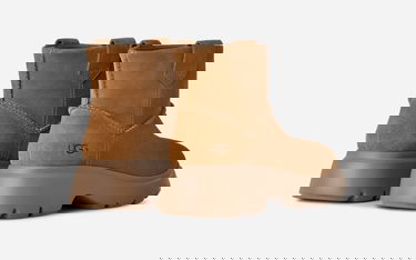 Кецове и обувки UGG Classic Calimuze Mini Pull On Boot Кафяво | 1174516-CHE, 3