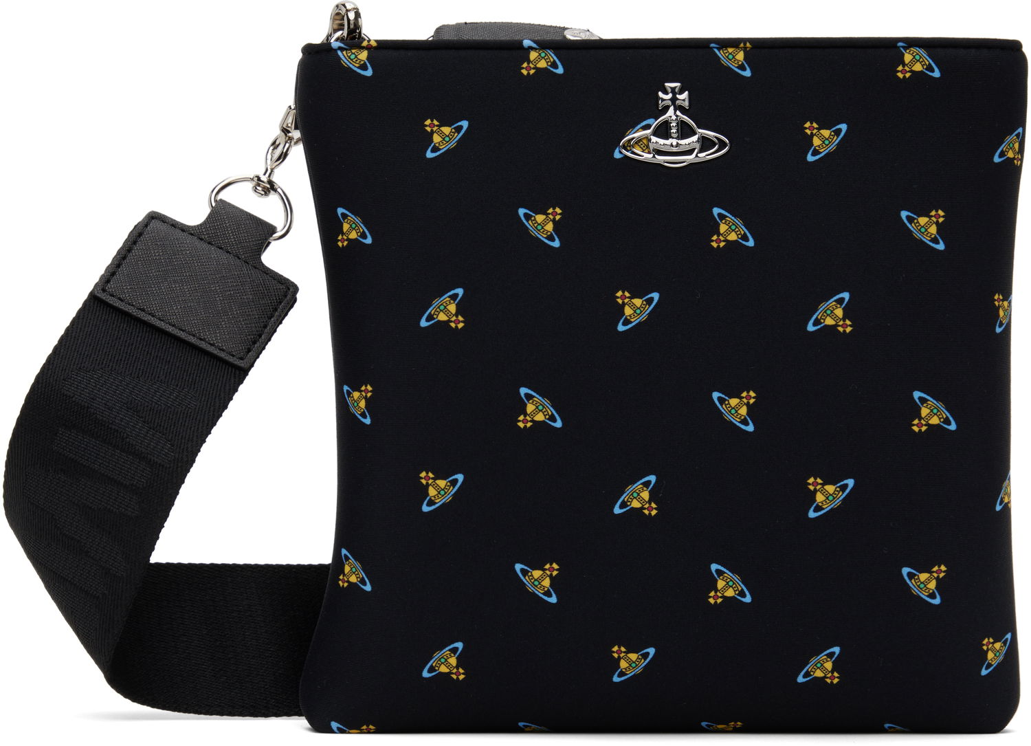 Чанта през рамо Vivienne Westwood Square Crossbody Pouch Черно | 4803000AU-W00ZQ-, 0