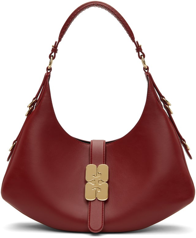 Small Kat Hobo Bag with Gold Buckle