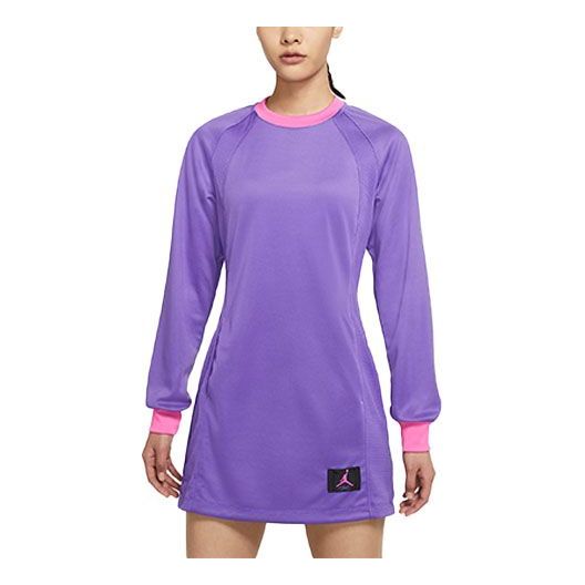 Pокля Jordan Air Jordan Long-Sleeve Dress Лилаво | DA1535-511, 0