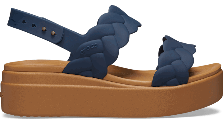 Кецове и обувки Crocs Brooklyn Woven Low Sandals Синьо | 209977-410, 0